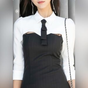 🦊😍🥰Sexy Valentino inspired Elegant Black Women's dress